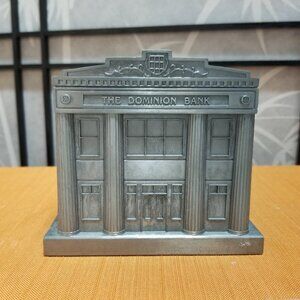 Rare TD Bank Headquarters Building Metal Coin Bank 150th Anniversary - 1855-2005
